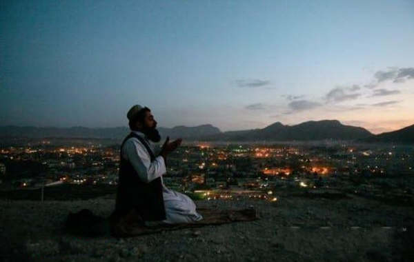 Praying at Sundown