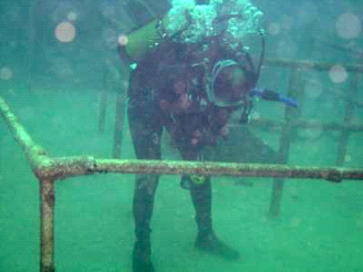 Salah prayer under water